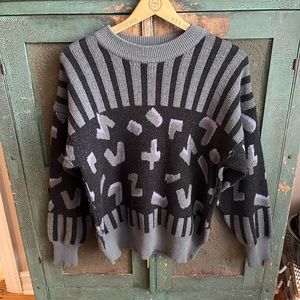 Vintage Mondi West German Abstract Sweater